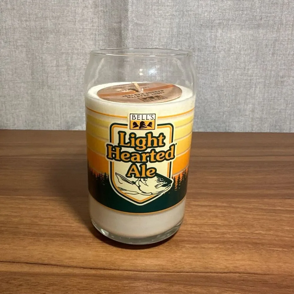 Bell’s Brewery Light Hearted Ale Beer Candle
